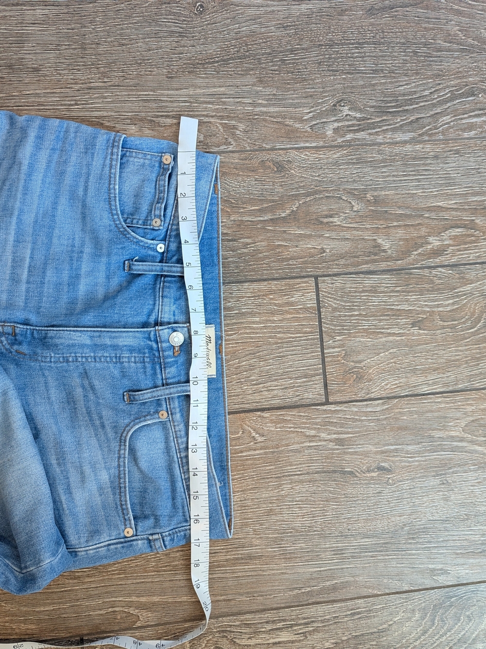 Madewell Wide-Leg Cropped Jeans Size 31 Light Wash Summer Denim High Rise - Picture 9 of 12